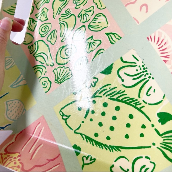 Vintage Lilly Pulitzer Patchwork Melamine Tray Large - Picture 7 of 12